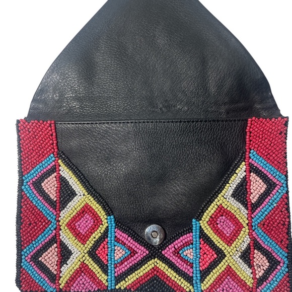 BCBGeneration Multicolor Beaded Clutch - Picture 4 of 9